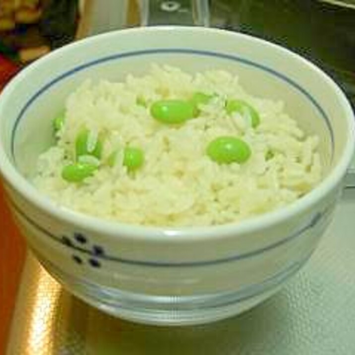 夏の味覚！枝豆ごはん